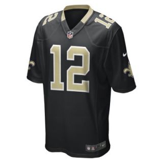 NFL New Orleans Saints (Marques Colston) Mens Football Home Game Jersey   Black