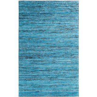 Hand tufted Loft Varigated Stripe Multi/ Blue Rug (4 X 6)