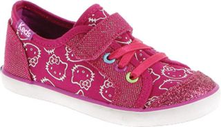 Girls Keds HK Rally K A/C   Pink Multi Twill Character Shoes