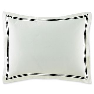 Royal Velvet Italian Percale Pillow Sham, Black
