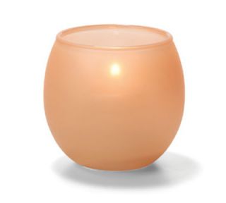 Hollowick Tealight Lamp w/ Bubble Style, 2.63x2.38 in, Glass, Satin Terra Cotta