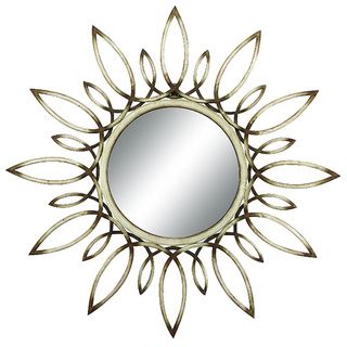 Metal Mirror (Rust free premium grade metal alloyQuantity One (1)Dimensions 31 inches in diameterClassic wall piece for any home decor)