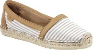 Womens Sperry Top Sider Danica   Sand/White Seersucker Casual Shoes