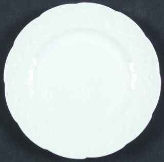 Bernardaud Vannerie (No Trim) Bread & Butter Plate, Fine China Dinnerware   Whit