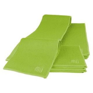 MU Kitchen 5 pc. Waffle Dish Cloth & Dish Towel Set   Green