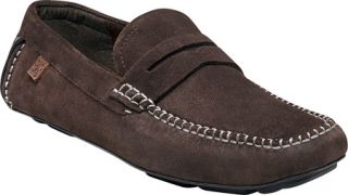 Mens Stacy Adams Ruther 24894   Brown Suede Penny Loafers
