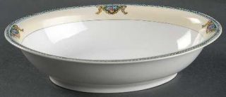 Meito Mei11 (F & B Japan) 9 Oval Vegetable Bowl, Fine China Dinnerware   Blue B