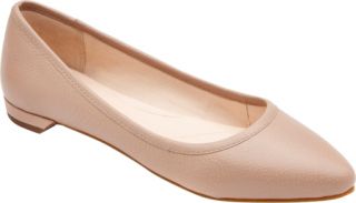 Womens Rockport Ashika Scooped Ballet   Warm Taupe Leather Ballet Flats