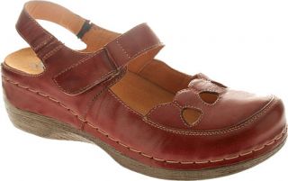 Womens Spring Step Hope   Bordeaux Leather Casual Shoes