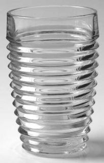Anchor Hocking Park Avenue Clear 12 Oz Flat Tumbler   Clear, Concentric   Ring D