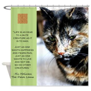  Life is Dear Shower Curtain  Use code FREECART at Checkout