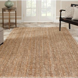 Hand woven Weaves Natural colored Fine Sisal Rug (9 X 12)