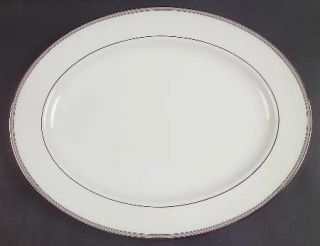 Lenox China Murray Hill 16 Oval Serving Platter, Fine China Dinnerware   Classi