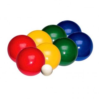 Franklin Sports Recreational Bocce Ball Set  84mm (Red, Yellow, Green, BlueDimensions 7 inches x 13 inches x 3 inchesWeight 4 )