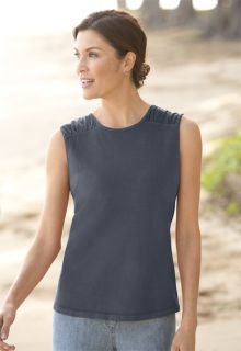 Surfwashed Cotton Tank, Weathered Navy, Small