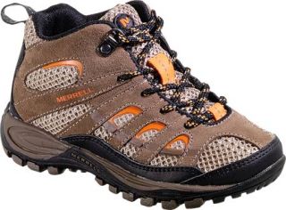 Boys Merrell Chameleon 4 Mid Ventilator   Walnut Sneakers