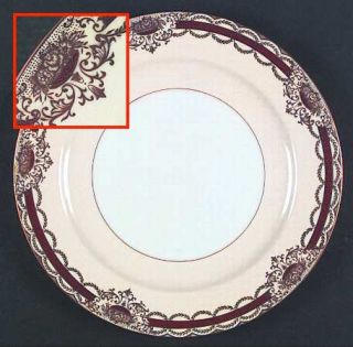 Noritake N210 Dinner Plate, Fine China Dinnerware   Raised Gold Flowers,Laurel,R