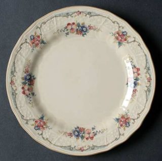 Mikasa Provencal Salad Plate, Fine China Dinnerware   Fine Ivory,Blue And Lavend