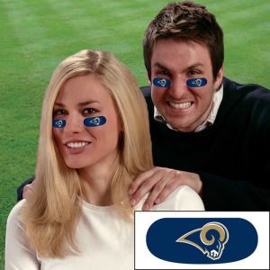 St. Louis Rams Team Eyeblack Strips