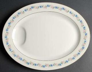Haviland Pemberton 14 Oval Serving Platter, Fine China Dinnerware   New York, P