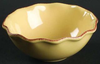  Scallop Mustard (Yellow) Soup/Cereal Bowl, Fine China Dinnerware   All