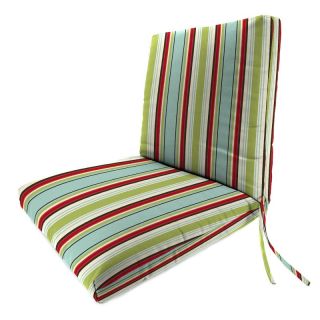 Jordan Manufacturing Outdura 44 in. Dining Chair Cushion Orchard Stripe  