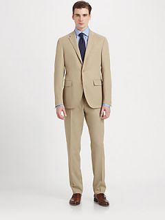 Polo Ralph Lauren Wool Gabardine Suit   Beige