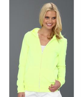 Hurley Solid Slim Fleece Zip Hoodie Womens Sweatshirt (Yellow)