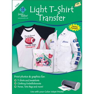June Tailor Light T shirt Transfer Paper (pack Of 3)