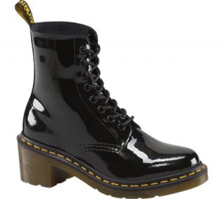 Womens Dr. Martens Clemency 8 Eye Boot   Black Patent Lamper Boots