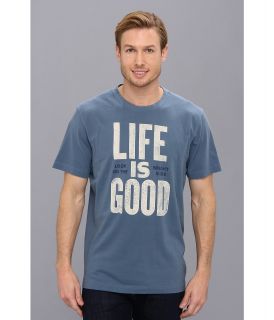 Life is good Spread Good Vibes Creamy Tee Mens T Shirt (Brown)