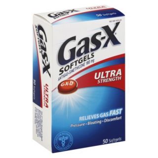 Gas X Ultra Strength Softgels   50 Count