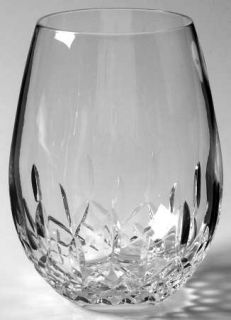 Waterford Lismore Nouveau Deep Red Tumbler Flat Wine   Vertical Cuts, Plain Foot