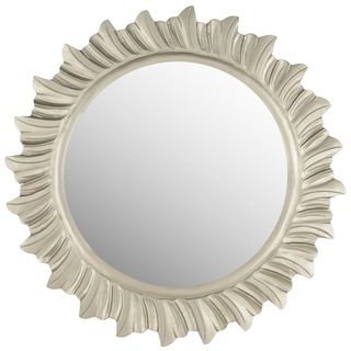 Safavieh By The Sea Burst Pewter Mirror (Pewter Materials MDF and glassFinish Pewter Dimensions 29 inches high x 29 inches wide x 0.79 inches deepMirror Only Dimensions 20 inches diameterThis product will ship to you in 1 box.Furniture arrives fully a
