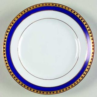 Tiffany Blue Band Bread & Butter Plate, Fine China Dinnerware   Cobalt Blue Band