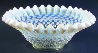 Fenton Hobnail French Opalescent Flared Bowl   French Opalescent