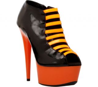 Womens Highest Heel Glow 121   Neon Orange High Heels