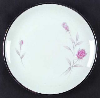 Eternal Dusty Rose Dinner Plate, Fine China Dinnerware   Venn Forbes, Pink   Ros