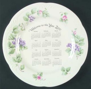 Pfaltzgraff Grapevine 2000 Calendar Plate, Fine China Dinnerware   Stoneware,P