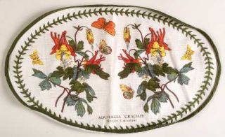 Portmeirion Botanic Garden Oval Cloth Placemat, Fine China Dinnerware   Various