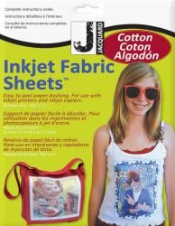 Inkjet Fabric Sheets 8 1/2x11 10/pkg