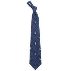 Seattle Mariners Eagles Wings Necktie Woven Poly 2