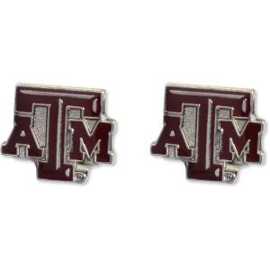 Texas A&M Aggies AMINCO INC. Logo Post Earrings