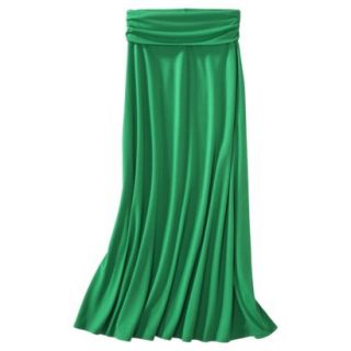 Merona Womens Convertible Knit Maxi Skirt   Mahal Green   M