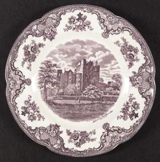 Johnson Brothers Old Britain Castles Lavender (Not Ribbed Dinner Plate, Fine Chi