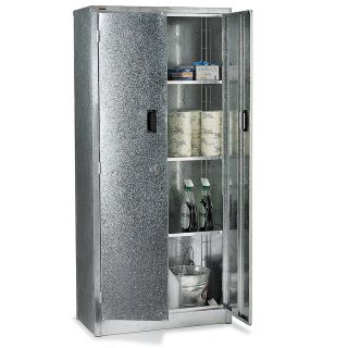 Relius Solutions Galvanized Storage Cabinet   30X15x67   Gray