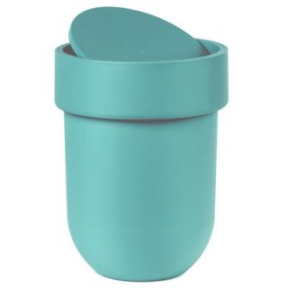 Umbra Touch Waste Can with Lid 023269 Color Surf Blue