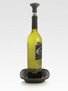 Michael Aram Gotham Wine Coaster & Stopper Set   No Color