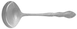 Imperial Intl Fleurette (Stainless) Gravy Ladle, Solid Piece   Stainless,Floral