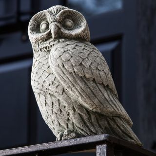 Campania International Night Owl Garden Statue   A 460 AL